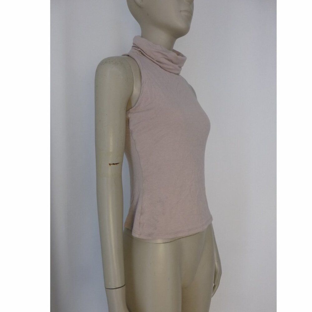 Lulus Sleeveless Turtleneck Racerback Top - Picture 3 of 10